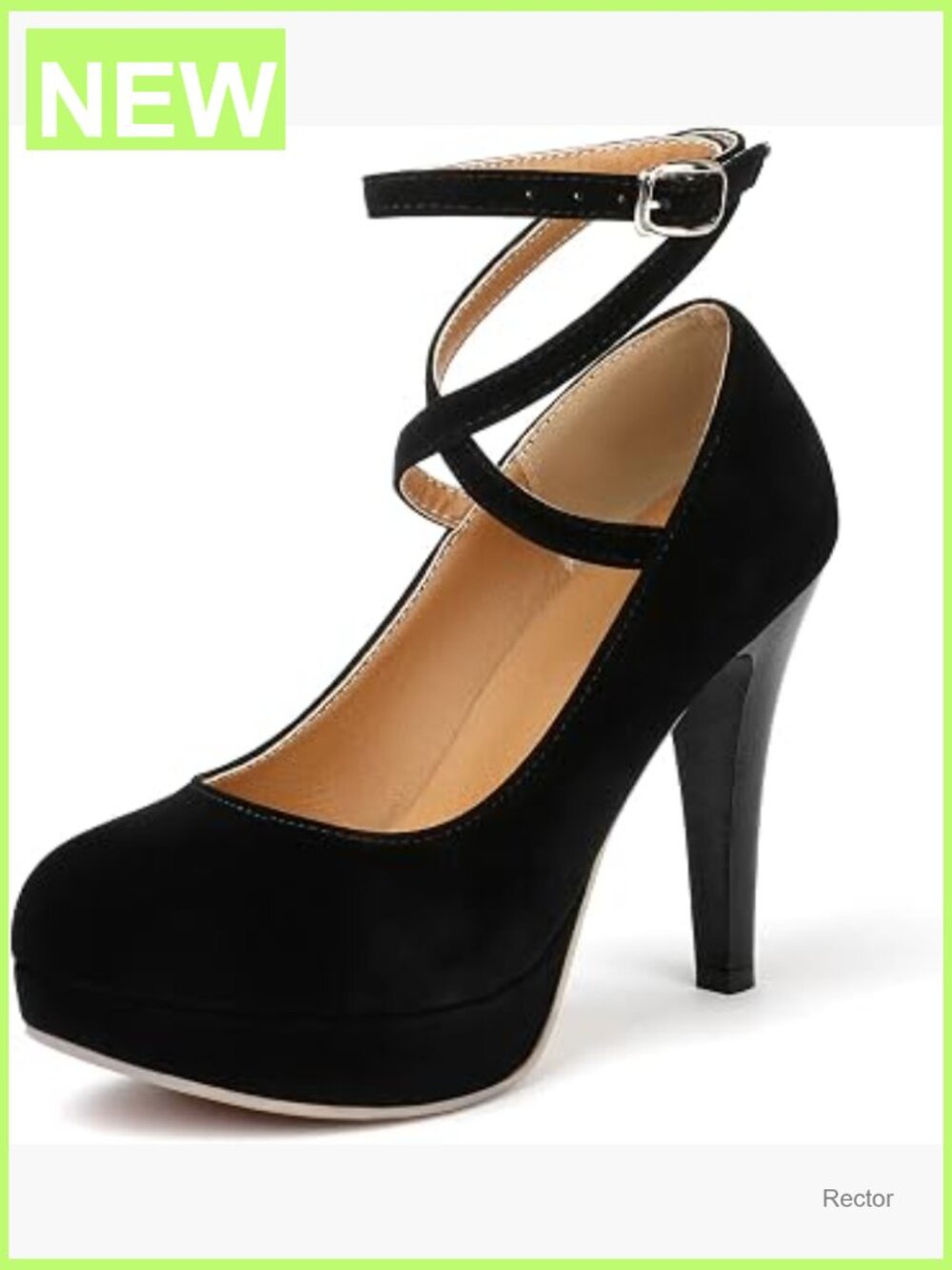 4 Inch Vintage Platform Pumps Lace Up Strap Heels Women Sexy High Heeled Shoes
